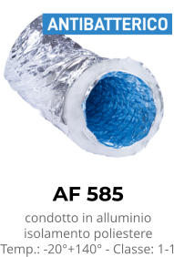 AF 585 condotto in alluminio isolamento poliestere Temp.: -20°+140° - Classe: 1-1