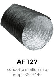 AF 127 condotto in alluminio Temp.: -20°+140°